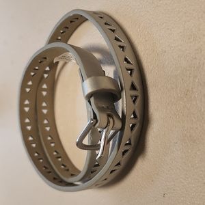 Adjustable Silver Belt